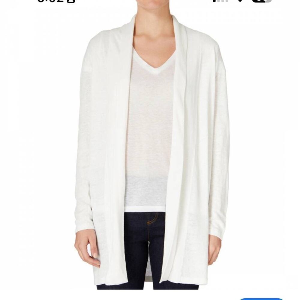 Sigrid Olsen Linen Cardigan